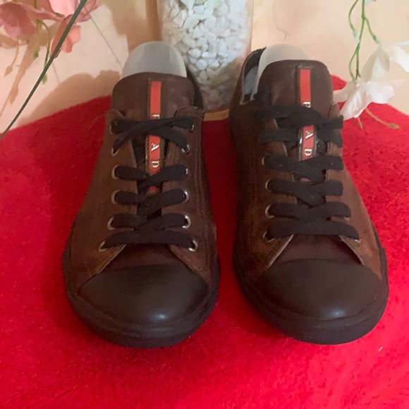 PRADA SNEAKERS ❤️🤍 - Picture 1 of 12